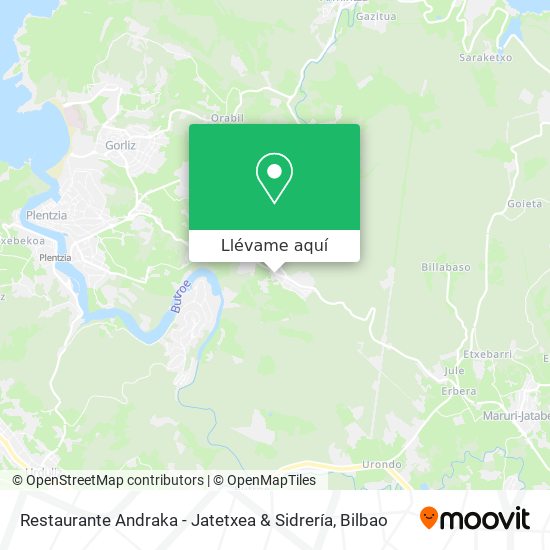 Mapa Restaurante Andraka - Jatetxea & Sidrería