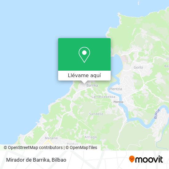 Mapa Mirador de Barrika