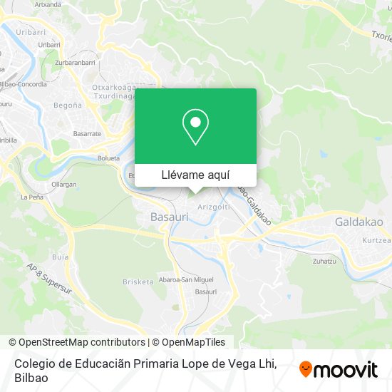 Mapa Colegio de Educaciãn Primaria Lope de Vega Lhi