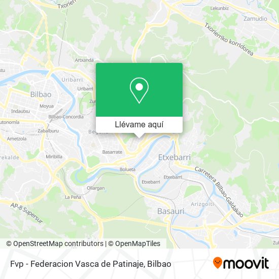 Mapa Fvp - Federacion Vasca de Patinaje