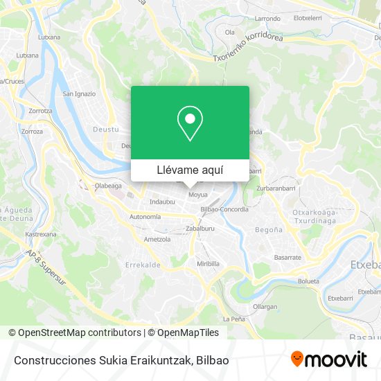 Mapa Construcciones Sukia Eraikuntzak