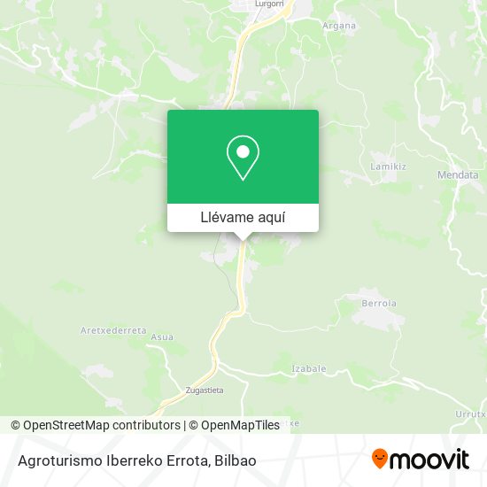 Mapa Agroturismo Iberreko Errota