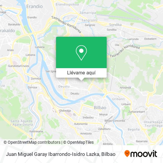 Mapa Juan Miguel Garay Ibarrondo-Isidro Lazka