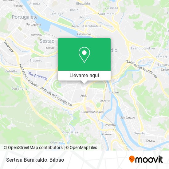 Mapa Sertisa Barakaldo