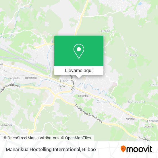 Mapa Mañarikua Hostelling International