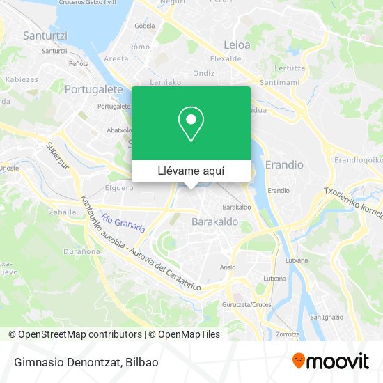 Mapa Gimnasio Denontzat