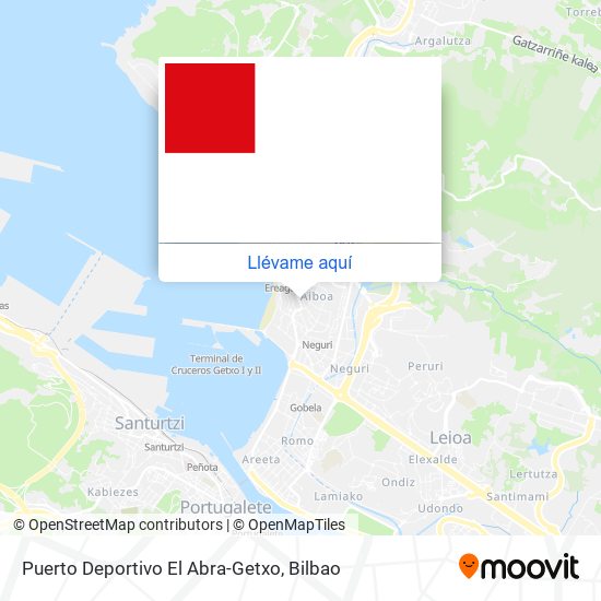 Mapa Puerto Deportivo El Abra-Getxo