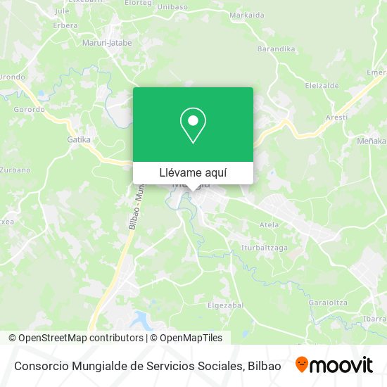 Mapa Consorcio Mungialde de Servicios Sociales