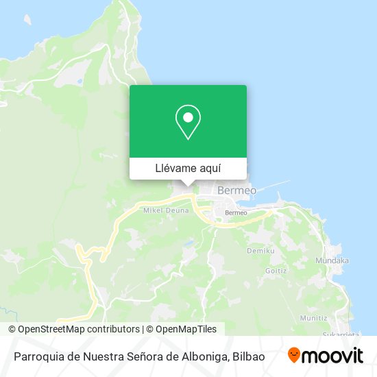 Mapa Parroquia de Nuestra Señora de Alboniga