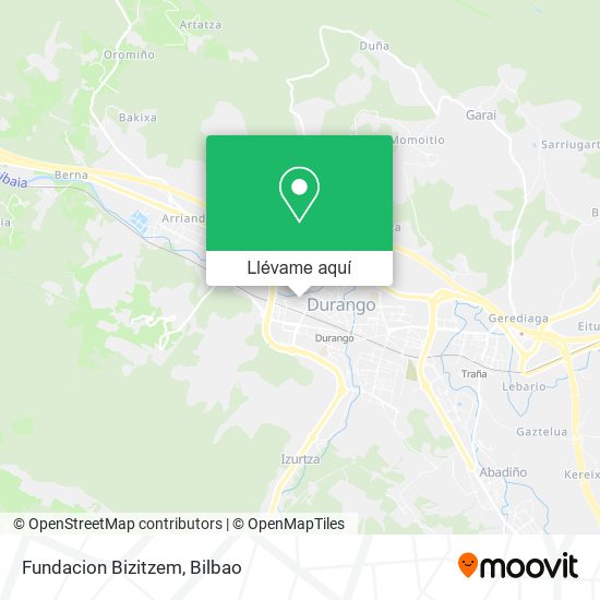 Mapa Fundacion Bizitzem