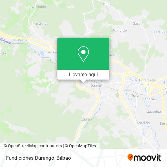 Mapa Fundiciones Durango