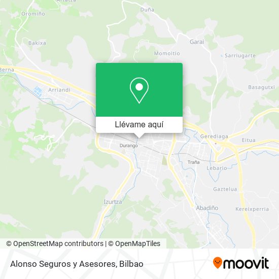 Mapa Alonso Seguros y Asesores