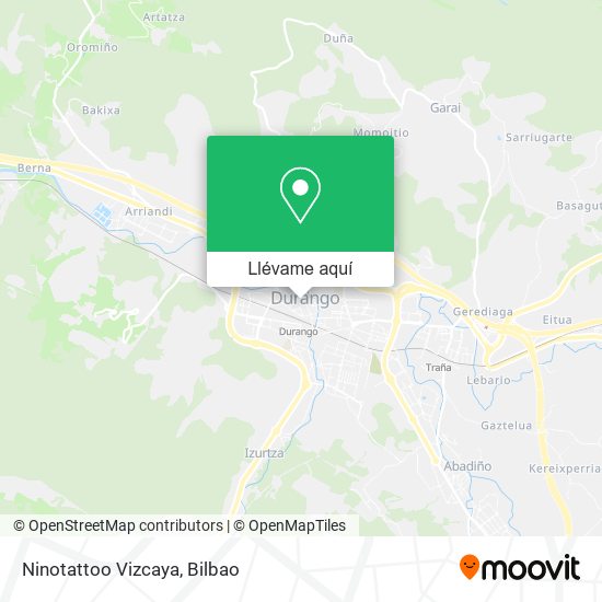 Mapa Ninotattoo Vizcaya