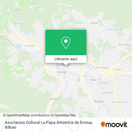 Mapa Asociacion Cultural La Papa Antzerkia de Ermua
