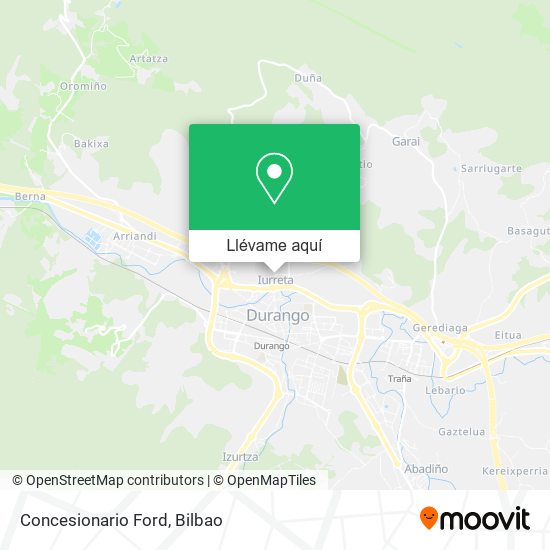 Mapa Concesionario Ford