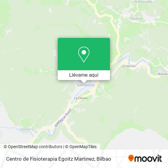 Mapa Centro de Fisioterapia Egoitz Martinez