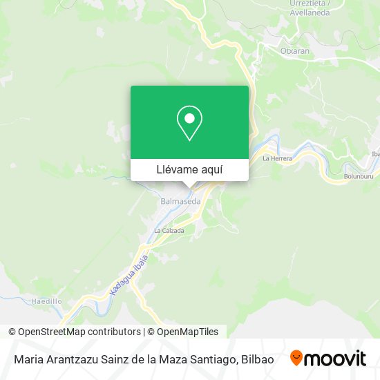 Mapa Maria Arantzazu Sainz de la Maza Santiago