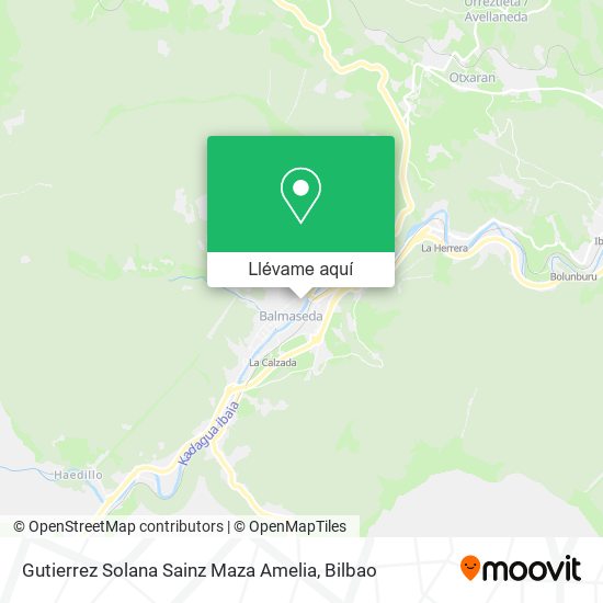 Mapa Gutierrez Solana Sainz Maza Amelia