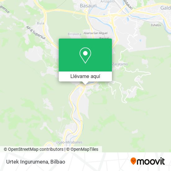 Mapa Urtek Ingurumena