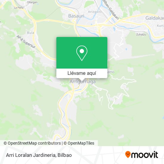 Mapa Arri Loralan Jardineria