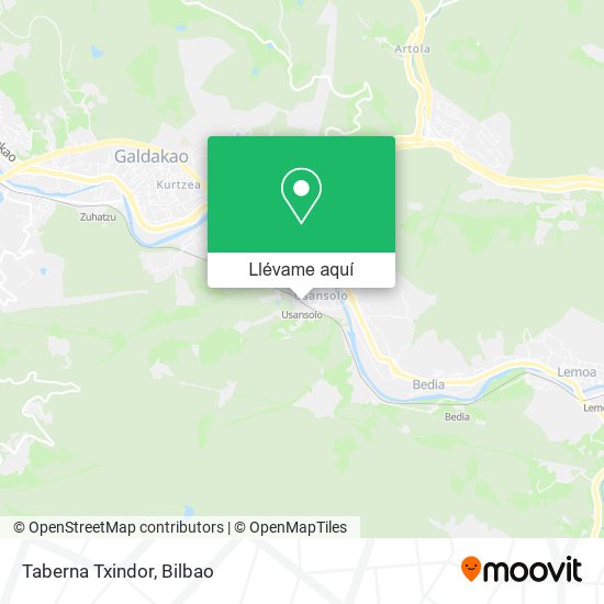Mapa Taberna Txindor