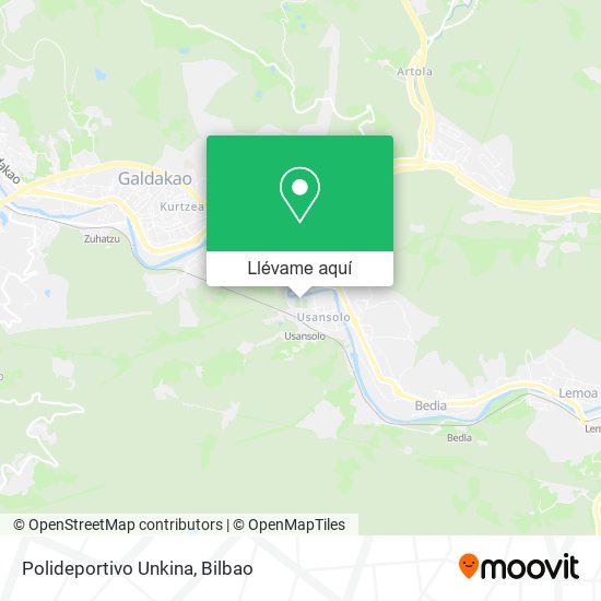 Mapa Polideportivo Unkina