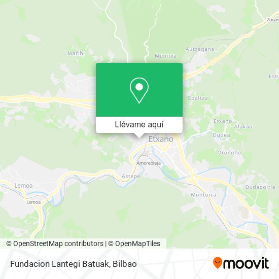 Mapa Fundacion Lantegi Batuak