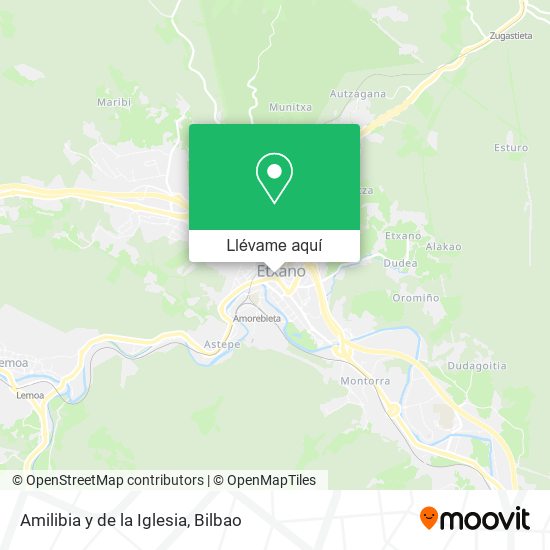 Mapa Amilibia y de la Iglesia