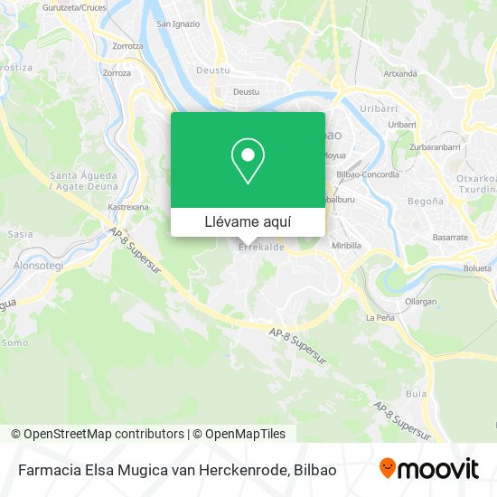 Mapa Farmacia Elsa Mugica van Herckenrode