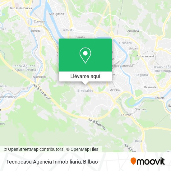 Mapa Tecnocasa Agencia Inmobiliaria