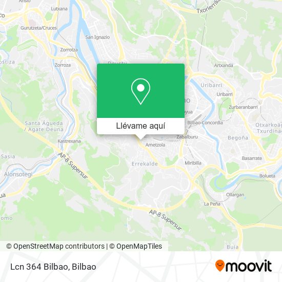 Mapa Lcn 364 Bilbao