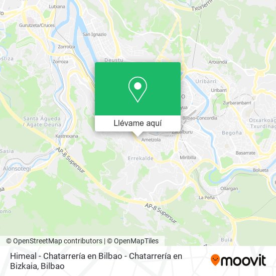 Mapa Himeal - Chatarrería en Bilbao - Chatarrería en Bizkaia