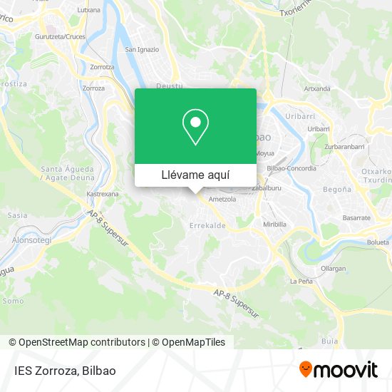 Mapa IES Zorroza