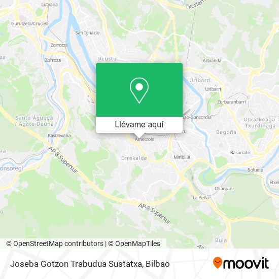 Mapa Joseba Gotzon Trabudua Sustatxa