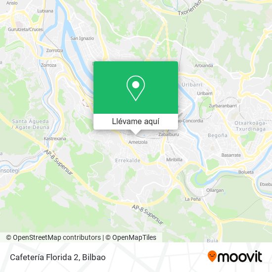 Mapa Cafetería Florida 2