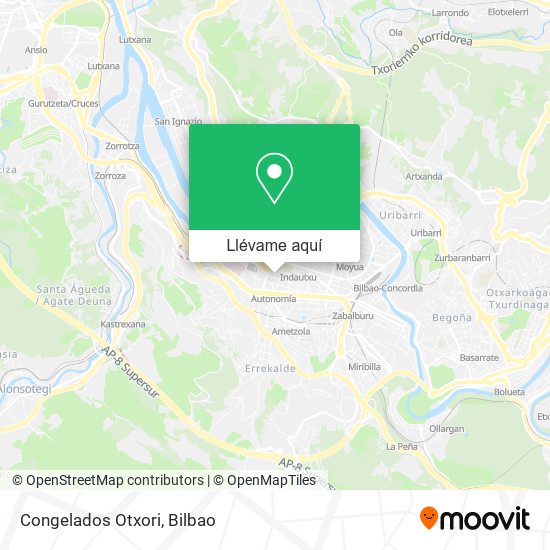 Mapa Congelados Otxori