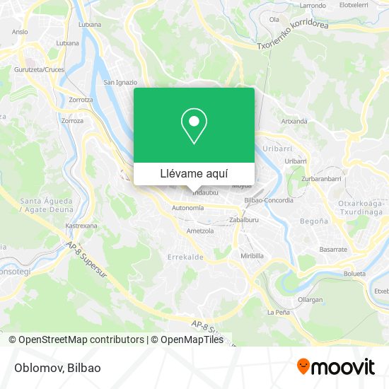 Mapa Oblomov