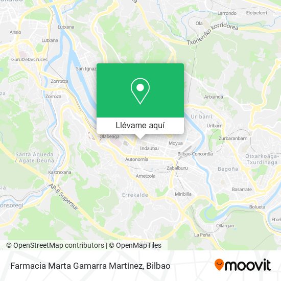 Mapa Farmacia Marta Gamarra Martínez