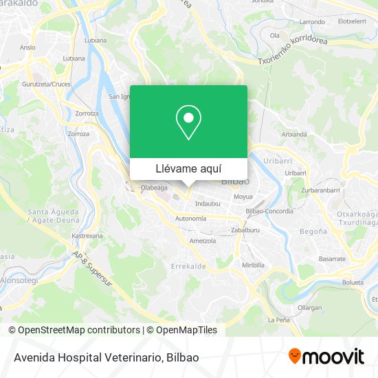 Mapa Avenida Hospital Veterinario