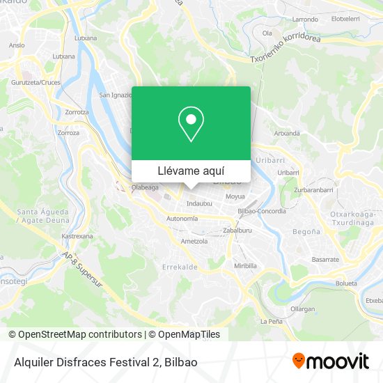 Mapa Alquiler Disfraces Festival 2