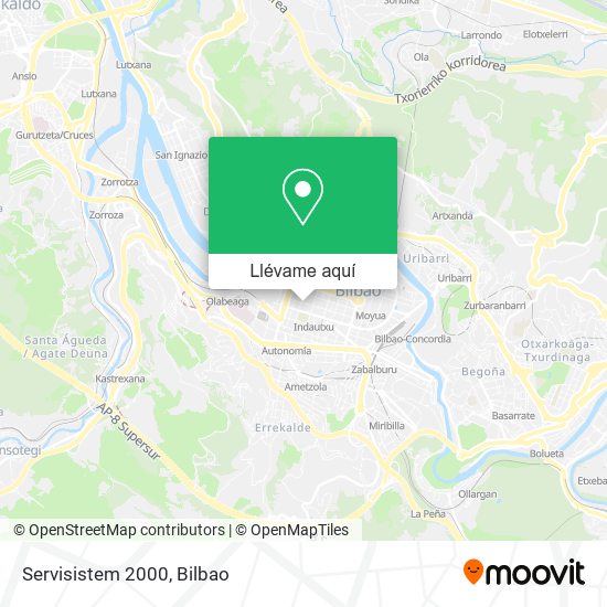 Mapa Servisistem 2000