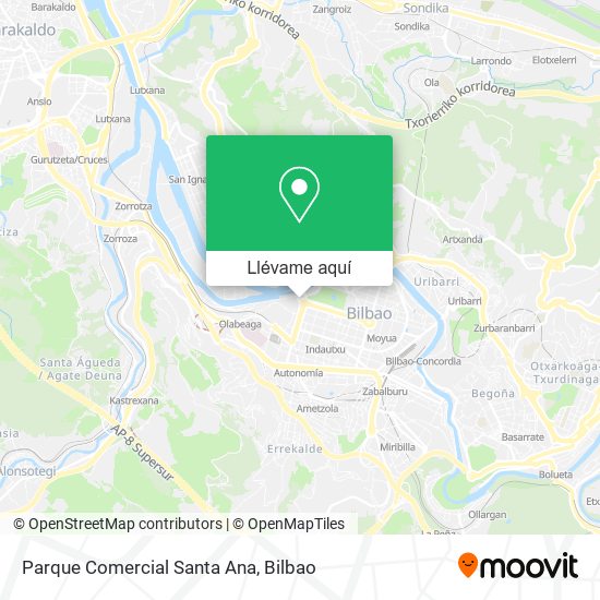 Mapa Parque Comercial Santa Ana