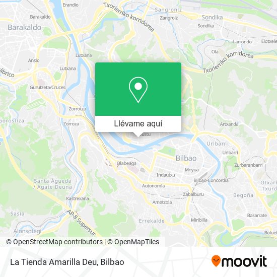 Mapa La Tienda Amarilla Deu