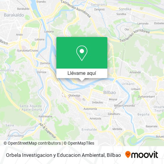 Mapa Orbela Investigacion y Educacion Ambiental