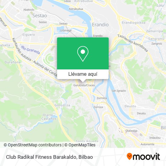 Mapa Club Radikal Fitness Barakaldo