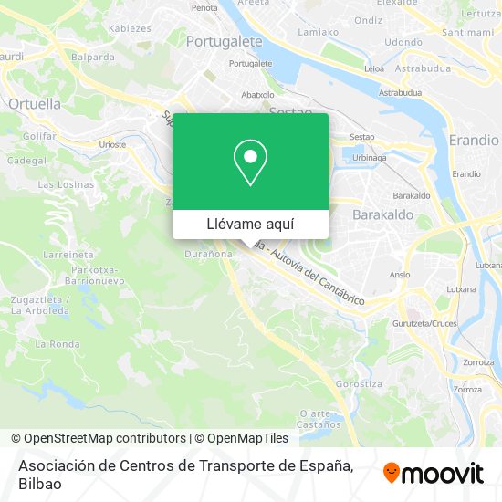 Mapa Asociación de Centros de Transporte de España