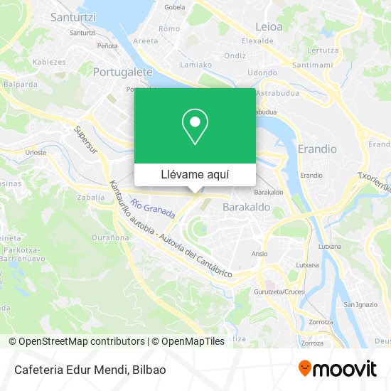 Mapa Cafeteria Edur Mendi