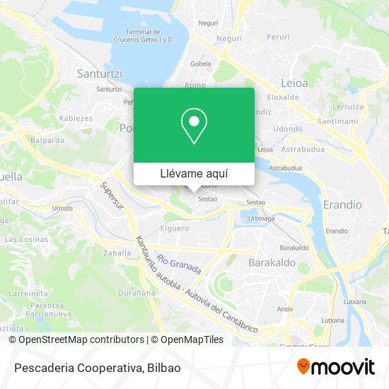 Mapa Pescaderia Cooperativa