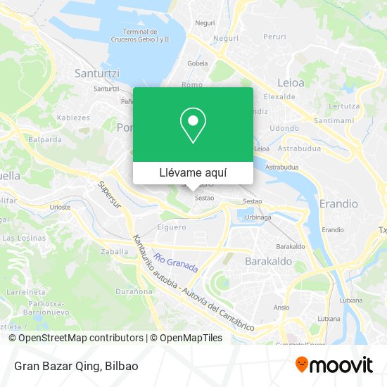 Mapa Gran Bazar Qing