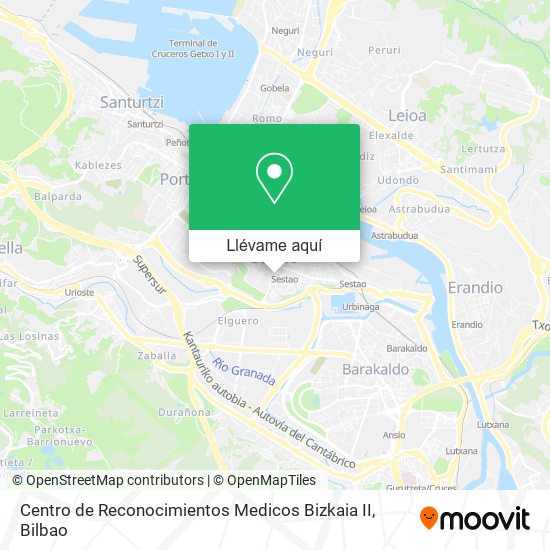 Mapa Centro de Reconocimientos Medicos Bizkaia II